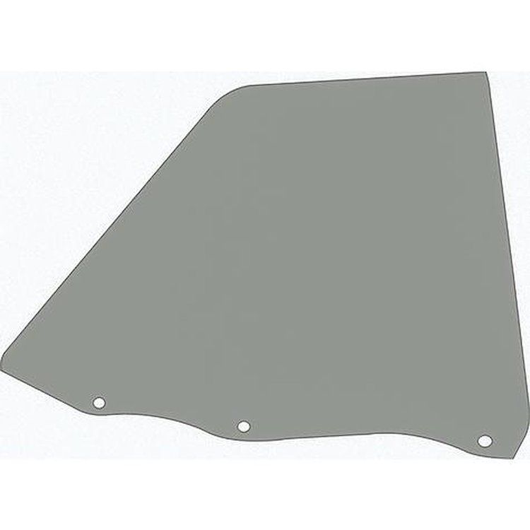 QG3433Y 1965-66 Impala, GM Full-Size; Convertible; Quarter Glass; Custom Gray Tinted; RH