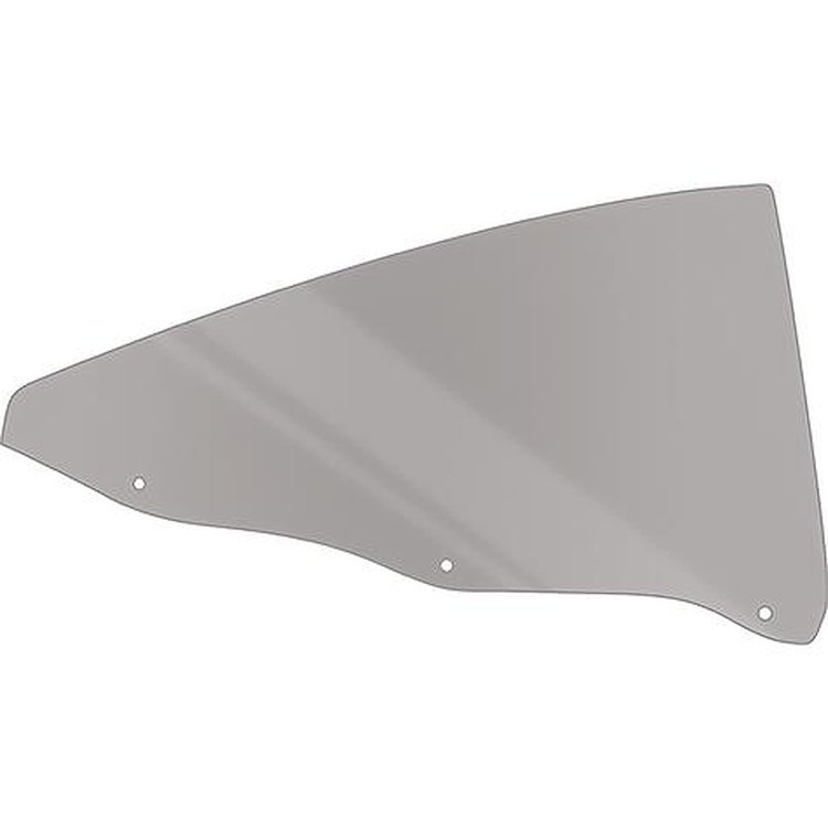 QG3476Y 1965-66 Impala, Bonneville, Catalina 2-Door Hardtop, Quarter Glass, Custom Gray Tint, RH