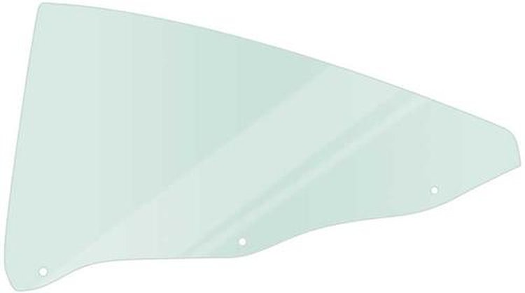 QG3477T Quarter Glass-1965-66 Impala 2-Door Hardtop Tinted; LH