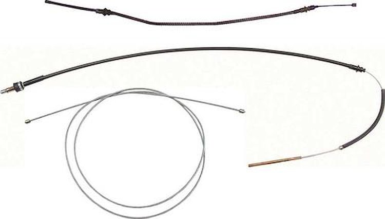 Parking Brake Cable Set for 1967 Gm F-Body Models without Rear Disc Brakes