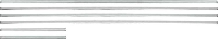 R1107 Door Panel Molding Kit 1968 Firebird; Standard Interior; Convertible; 6 Piece Set