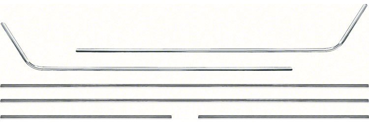 Door Panel Molding Set 1968-69 Camaro Coupe