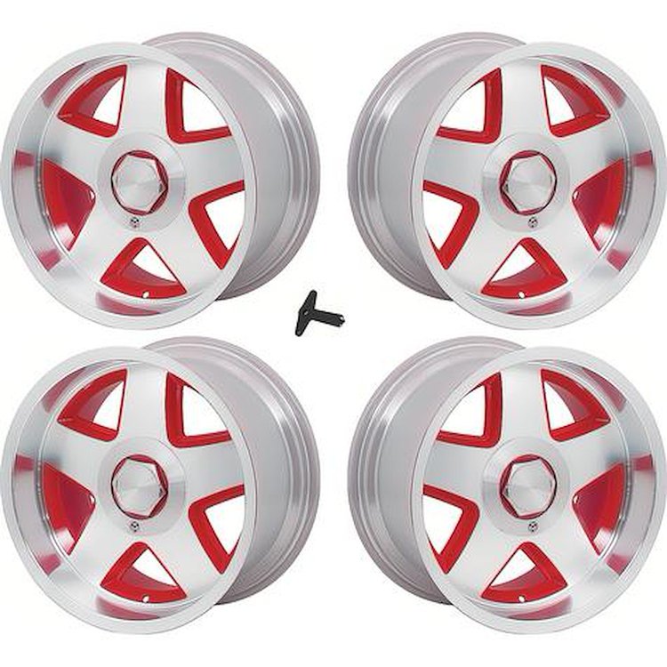 R151795RD 17" R15 Style Wheel Set for 1982-2002 Chevy Camaro, Pontiac Firebird
