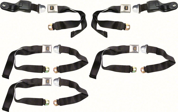 Seat Belts 1967 F-Body W/Deluxe Interior