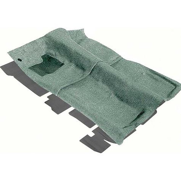 R2011 1968 Firebird Molded Carpet and Underlay Set ; Dark Teal Blue