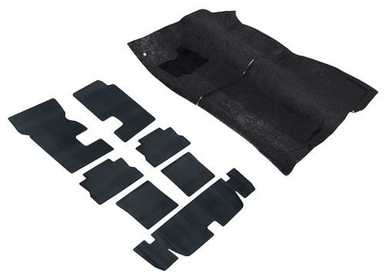 R2123 1970-71 Camaro/Firebird; Molded Carpet And Underlay Set; For Automatic Transmission; Silver