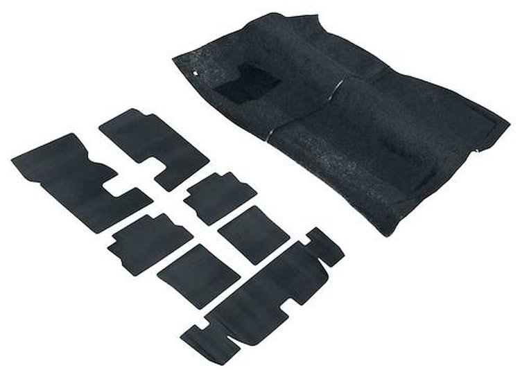 R2135M Molded Carpet And Underlay Set 1973 Camaro/Firebird; For 4-Speed Transmission; Gunmetal Gray