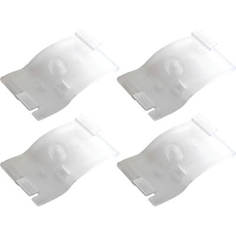 R2551 1965 Nova SS; Door and Quarter Panel Molding Clip Set Of 4 Plastic Screw In Clips