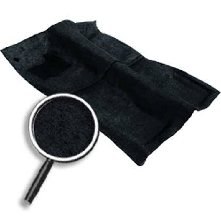 R2701 1985-92; Cutpile Carpet;/Underlay Kit w/ Console; Black
