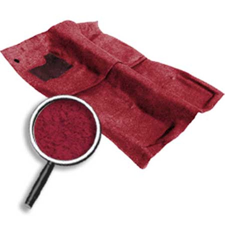 R2702 1985-92 F-Body; Cutpile Carpet;/Underlay Kit w/ Console Dark Carmine Red
