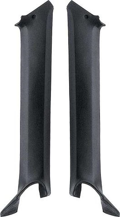 Pillar Post Moldings for 1969 Chevrolet Camaro Convertible [Black]