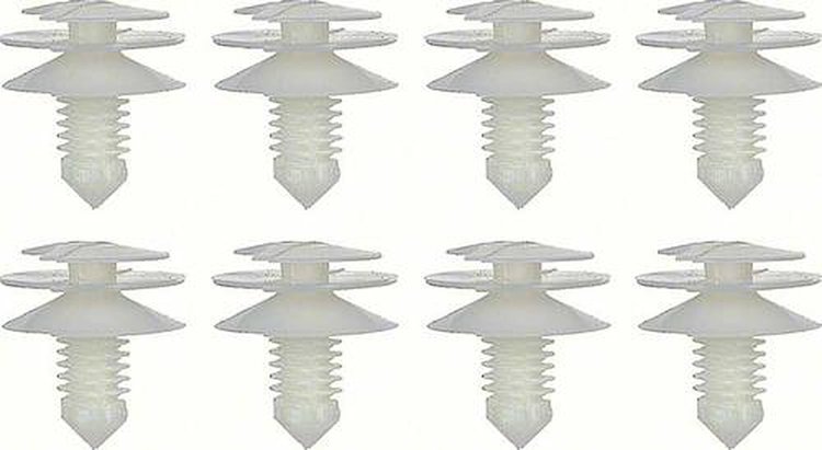 R386 Nylon Door Panel Clip Set; 8 Piece