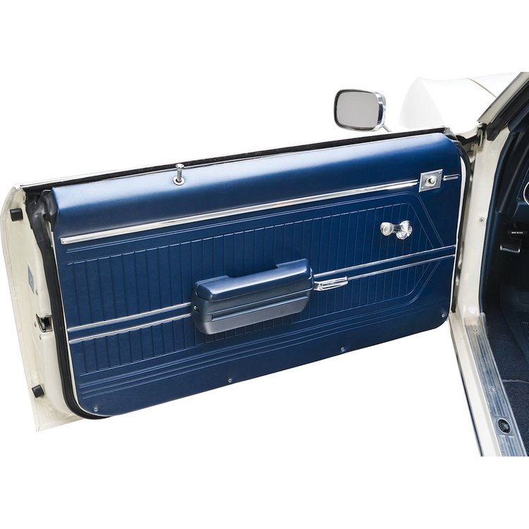 R4912 Front Arm Rest 1968-72 Standard Dark Blue Kit