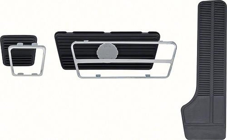 R5016 5-Piece Pedal Pad Kit-1970-71 Camaro Z28 with Disc Brakes and Automatic Transmission