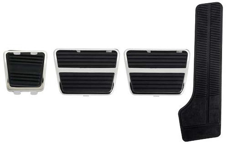 R5017 Pedal Pad Kit-1970-71 Camaro Z28 with Drum Brakes and Manual Transmission-7 Piece Set