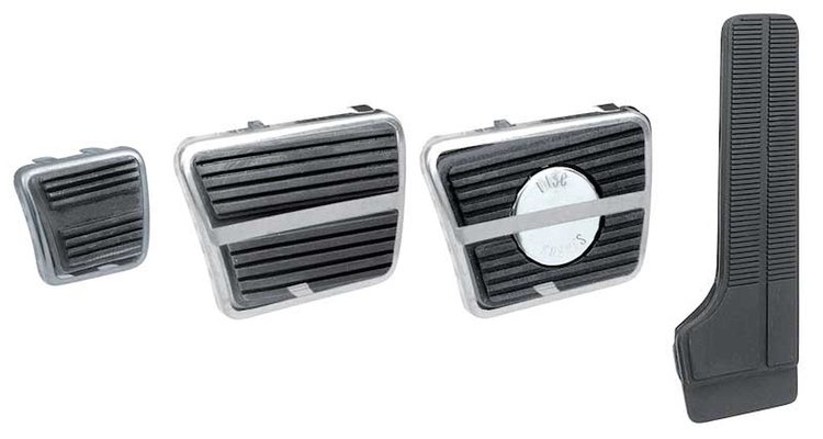 R5018 Pedal Pad Kit-1970-71 Camaro Z28 with Disc Brakes and Manual Transmission-7 Piece Set