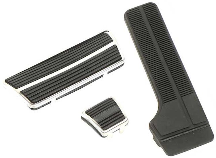 R5019 Pedal Pad Kit-1970-71 Camaro Z28; Drum Brakes, Auto Trans; 6 Piece Set