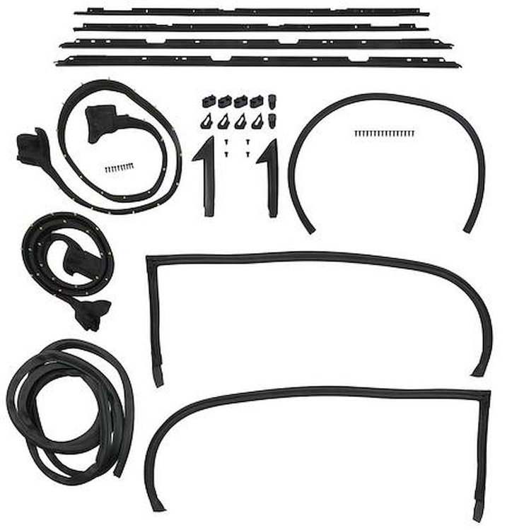 R5134 Complete Weatherstrip Kit; 1982-92 Firebird; Coupe; without T-Top