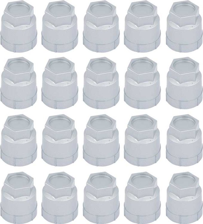 R5141 Lug Nut Caps-1982-92/95-99-Silver