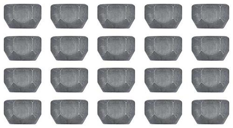R5143 1982-94 Camaro, Firebird, Regal; Wheel Lug Nut Set; for Steel Wheels; 12 mm-1.5 mm; 20 Piece Set; for Various GM Models