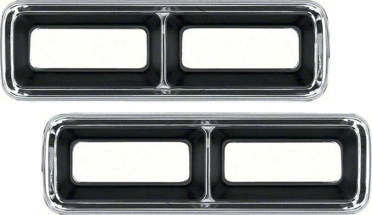 Tail Lamp Bezels 1968 Camaro
