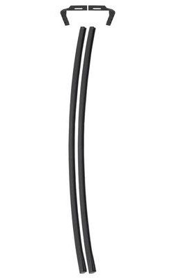 R5410 1967-69 Camaro, Firebird; Door Jamb Windlace; Pinchweld; for Body Lock Pillar; Economy, with Mounting Clips