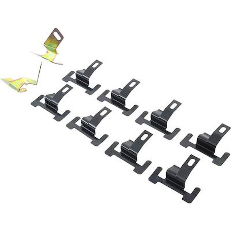 R605 1968-74 Nova/X-Body; Windshield Molding Clip Set; Lower; 10 Pieces