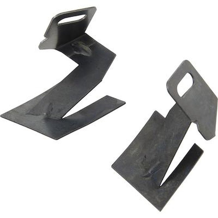 R607 1975-79 Nova, X-Body; Windshield Molding Clips; Lower; Outer; Pair