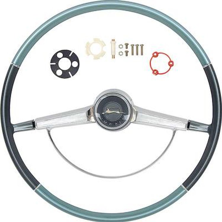 R65003 Steering Wheel Kit 1965 Impala; Two Tone Blue