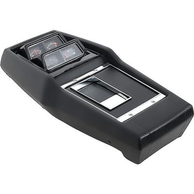 R687206V 1968-72 Chevy II/Nova; Console Assembly; 4-Speed Manual Trans; With Gauges with Voltmeter