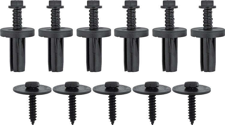 Radiator Filler Panel Mounting Hardware Kit for 1982-1992 Chevy Camaro