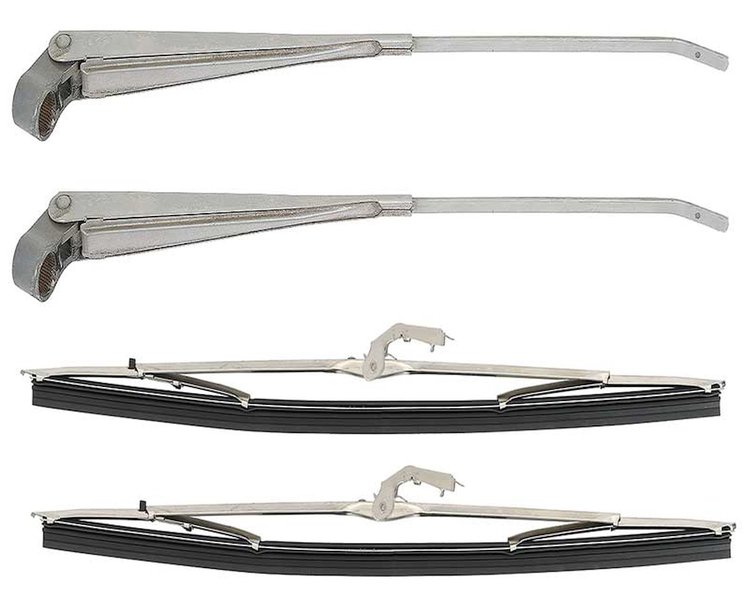 R841 1967-70 Dodge, Plymouth B-Body; Windshield Wiper Arm & Blade Set; Conv.; 4-Dr;Sedan; Wagon