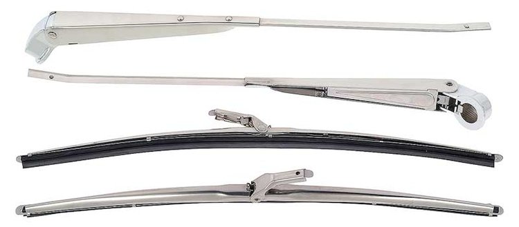 Windshield Wiper Arm and Blade Set 1967-1969 GM F-Body & 1967-1972 GM C/K Series Trucks