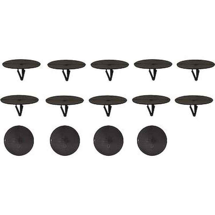 RD3002 Hood Insulator Pad Clip Set; 1983-93 Ford; 14 Pieces