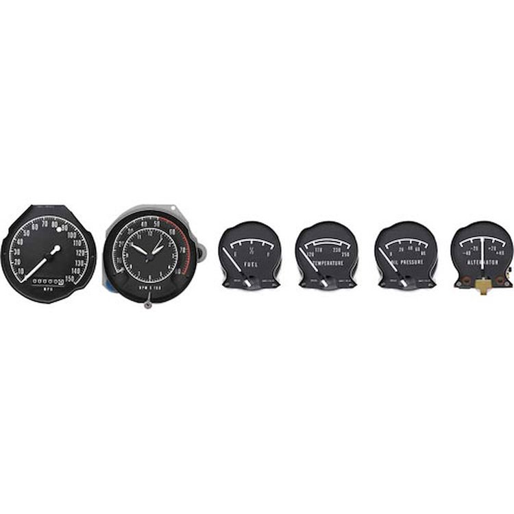 RM4125 Console Rallye Gauges for Select 1968-1970 Mopar Models [6-Gauge]