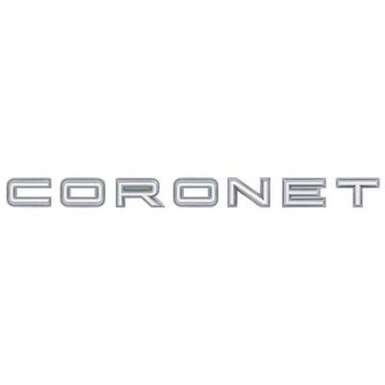 Quarter Panel Emblem 1968 Dodge Coronet, 440, 500 - "Coronet" Letters