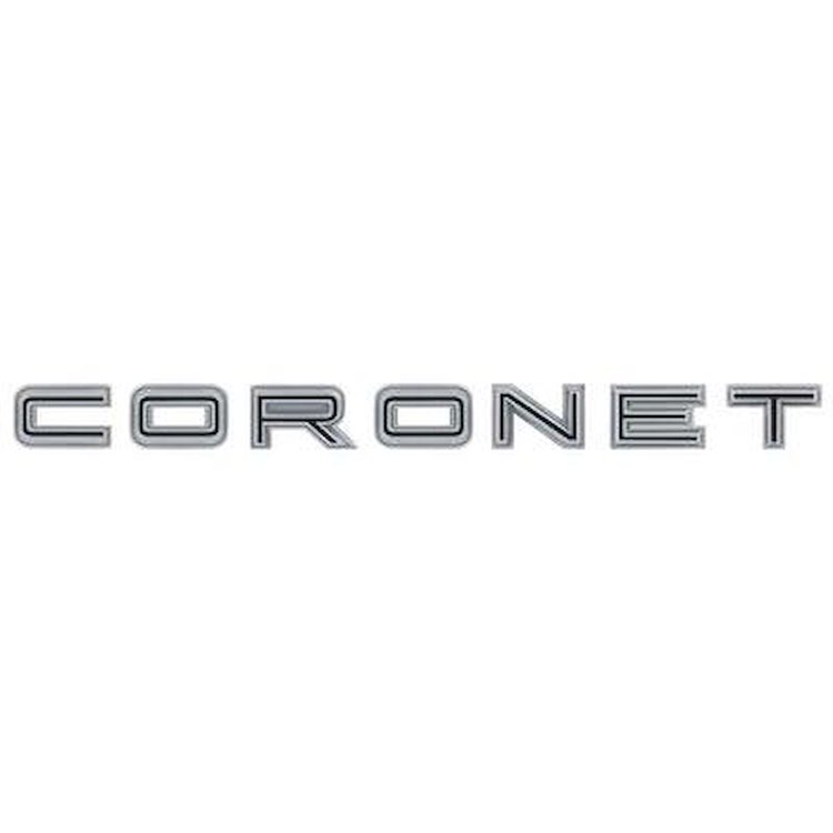 Quarter Panel Emblem 1967 Dodge Coronet, 440, 500 - "Coronet" Letters