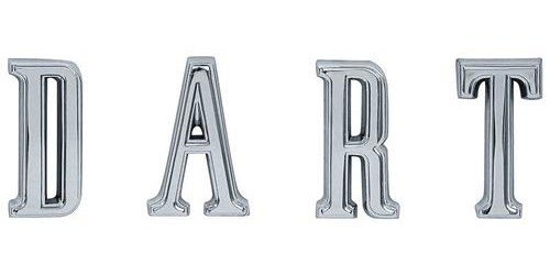 "DART" Quarter Panel Emblem 1967-1968 Dodge Dart