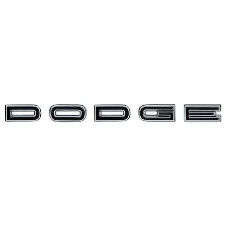 DODGE Trunk Emblem for 1967 Dodge Coronet [5-Letter Set]