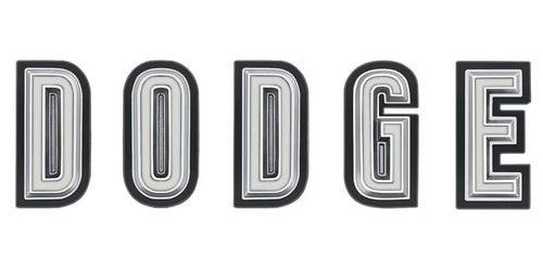 "Dodge" Grille Emblem 1968 Dodge Coronet