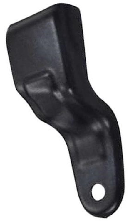 SB6001L 1967-69 Camaro, Firebird; Outer Retractor Front Bucket Seat Belt Housing; LH Driver Side; Black