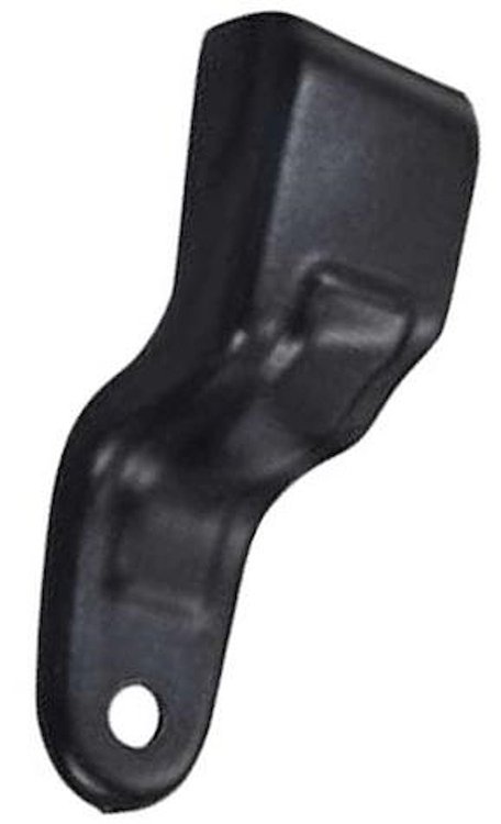 SB6001R 1967-69 Camaro, Firebird; Outer Retractor Front Bucket Seat Belt Housing; RH Passenger Side; Black