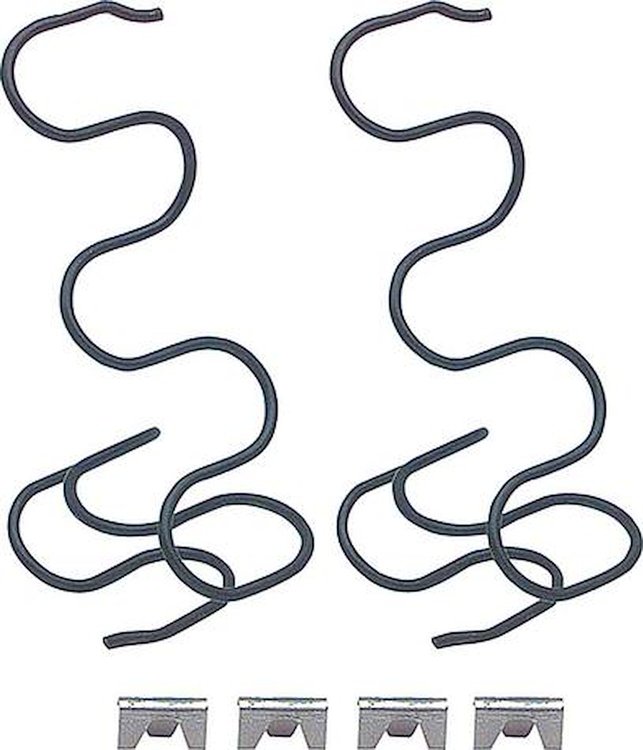 SS401 Bucket Seat Bottom Side Support Springs 1962-65 Impala, Bel Air, Nova; Pair; Various Models