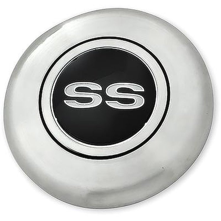 ST10193C 1966-77 Chevrolet Camaro, Chevy II, Nova, Chevelle, Malibu, Monte Carlo, El Camino; SS; Horn Cap