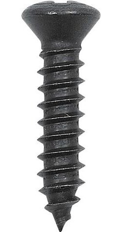 SW500 #8 x 3/4" Phillips Head Tapping Screw, Black Oxide, #6 Head