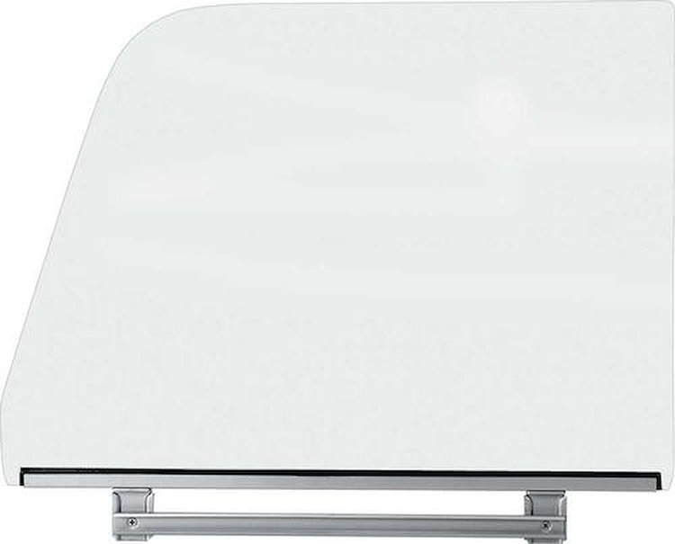 T11034 Door Glass Assembly 1964-66 Chevy, GMC Truck; Clear Glass; with Lower Channel; LH
