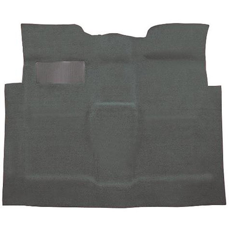 T1115135 1960-66 GM Pickup; Reg Cab; Molded Carpet Kit; Loop; Column Shift; Auto/3-Speed; Low Hump; 2WD; Gunmetal Gray