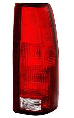 T111913 1988-02 Chevrolet, GMC GMT400 Pickup, SUV, 1999-00 Escalade; Tail Lamp Lens and Housing Assembly; With Bulb Holder Socke