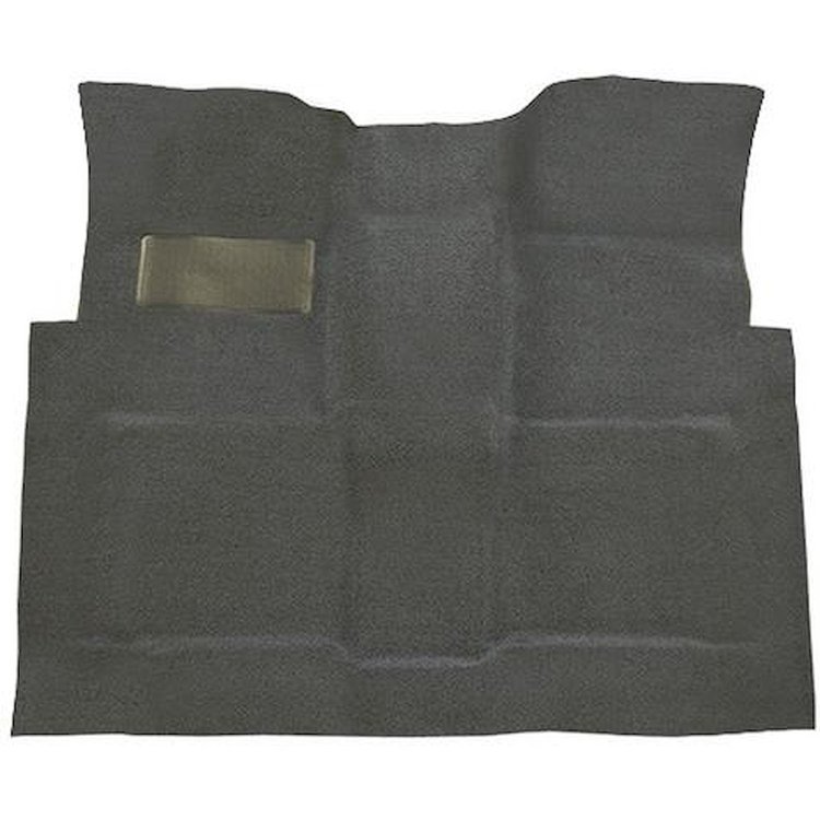T1137235 1960-66 GM Pickup; Reg Cab; Molded Carpet Kit; Loop; Floor Shift; 4-Speed; High Hump; 2WD/4WD; Gunmetal Gray