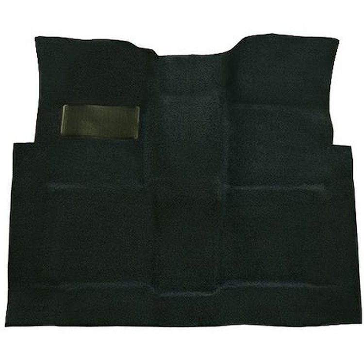 T1137285 1960-66 GM Pickup; Reg Cab; Molded Carpet Kit; Loop; Floor Shift; 4-Speed; High Hump; 2WD/4WD; Blue Green